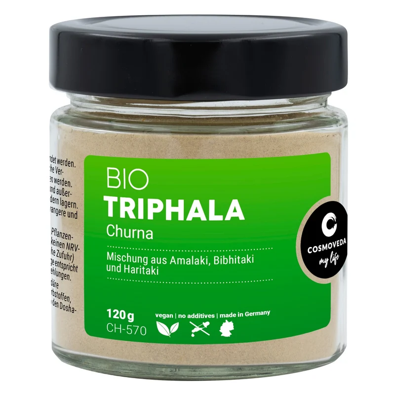 Bio Triphala Churna (Dreifrucht-Pulver), 100 g
