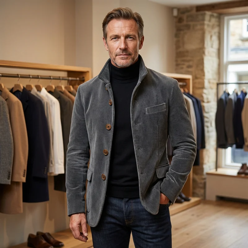 Veste Élégante Vintage pour Homme