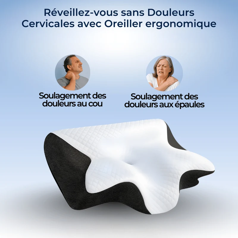 Oreiller ergonomique confort cervicale