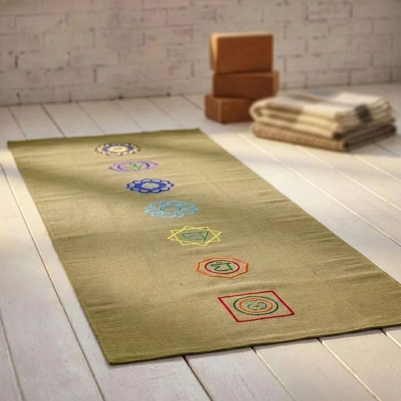 Yogateppich cotton rug - chakra