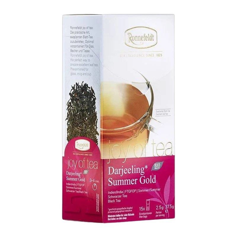 Joy of Tea bio: Darjeeling Summer Gold - Teebeutel
