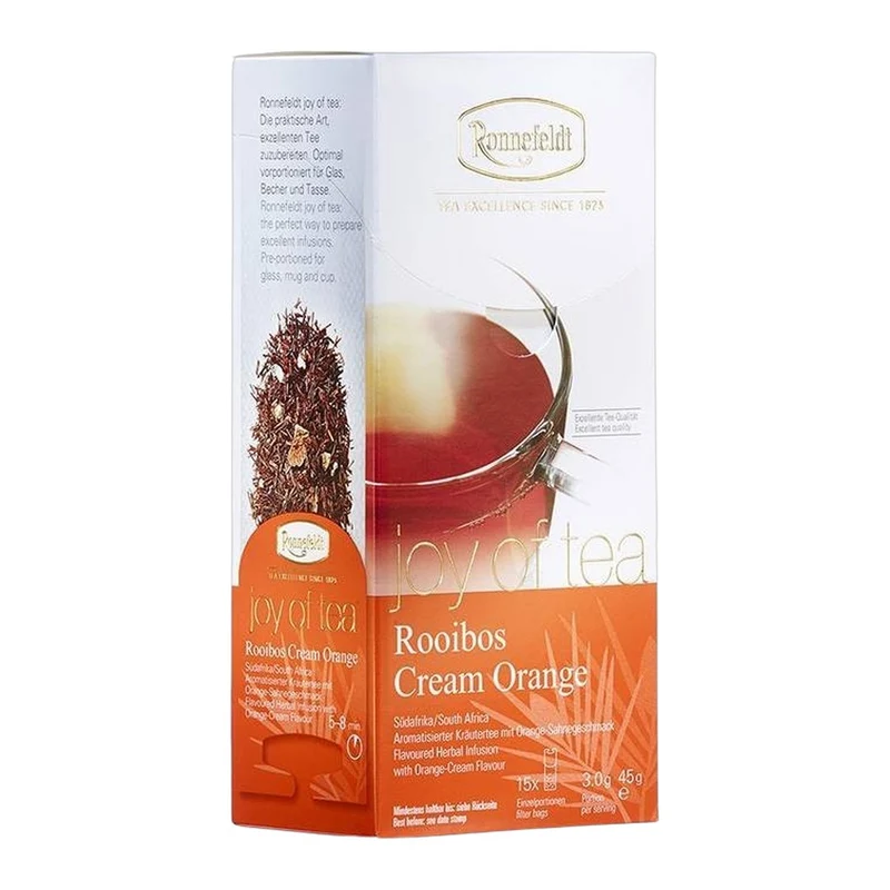 Joy of Tea: Rooibos Cream Orange - Teebeutel