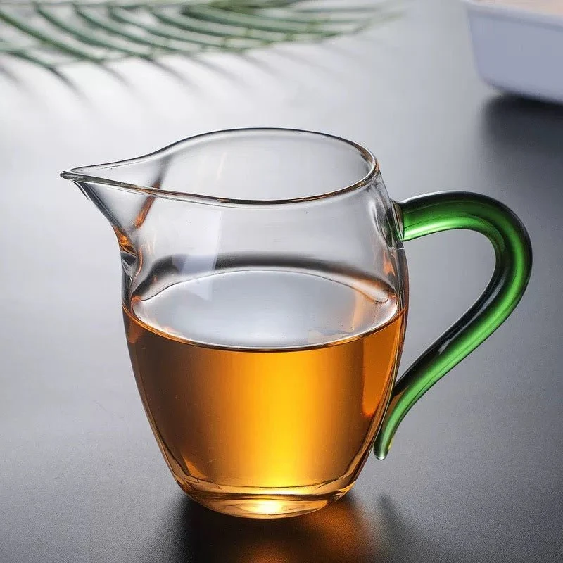 Fairness-Tasse (Teekanne) aus Pinguinglas