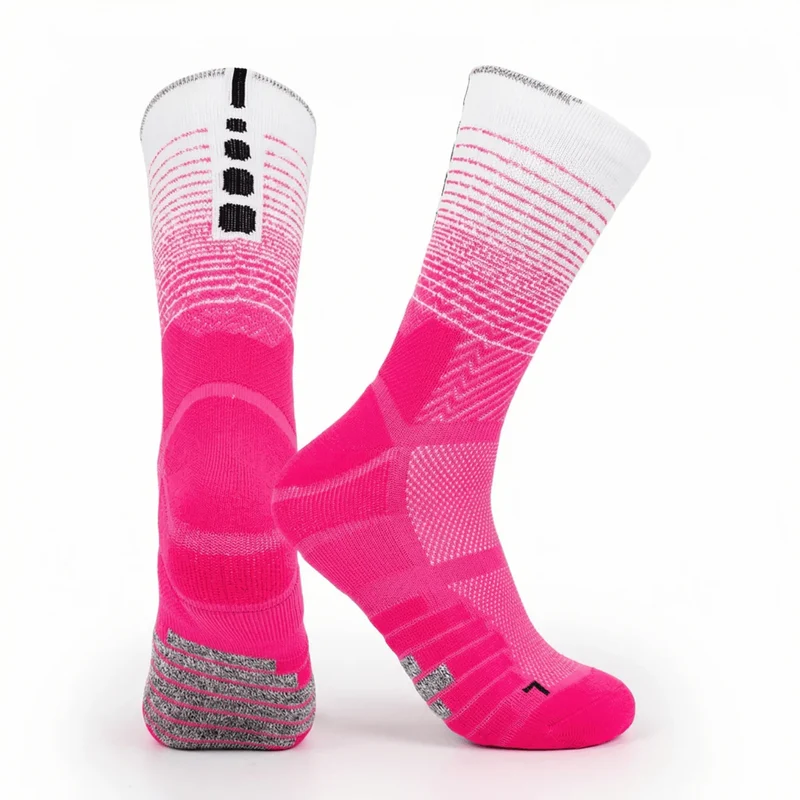 Chaussettes de sport respirantes et compressives pour entraînements