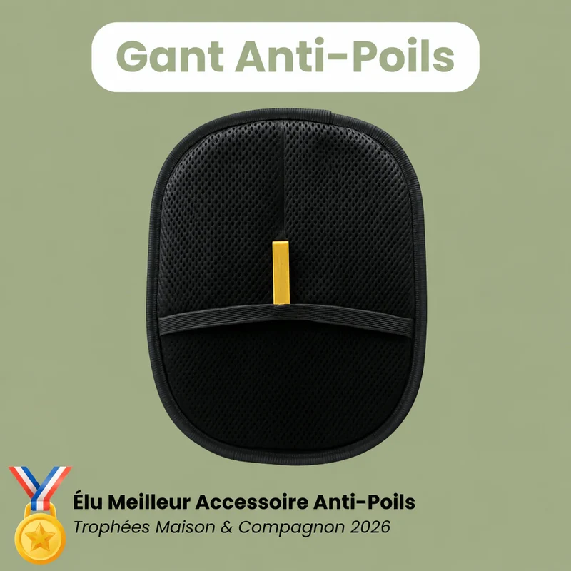 Gant Anti-Poils Réutilisable et Écologique pour Animaux