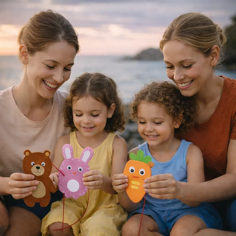 Kit de Couture Animaux en Feutrine pour Enfants
