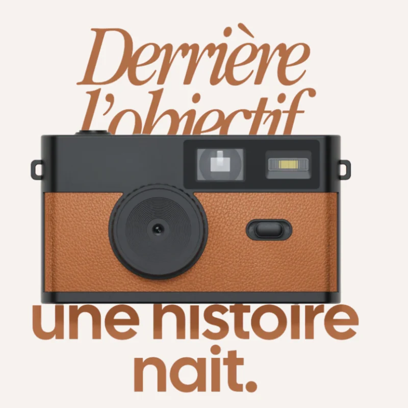 Appareil Photo Vintage à Filtre Interchangeable