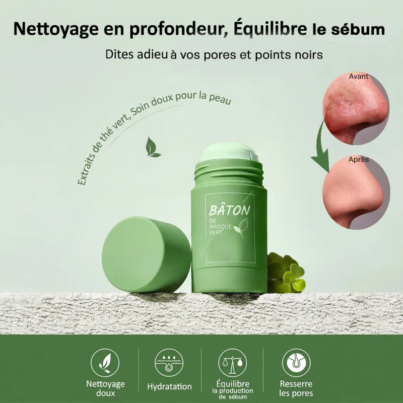 Masque Solide au Thé Vert