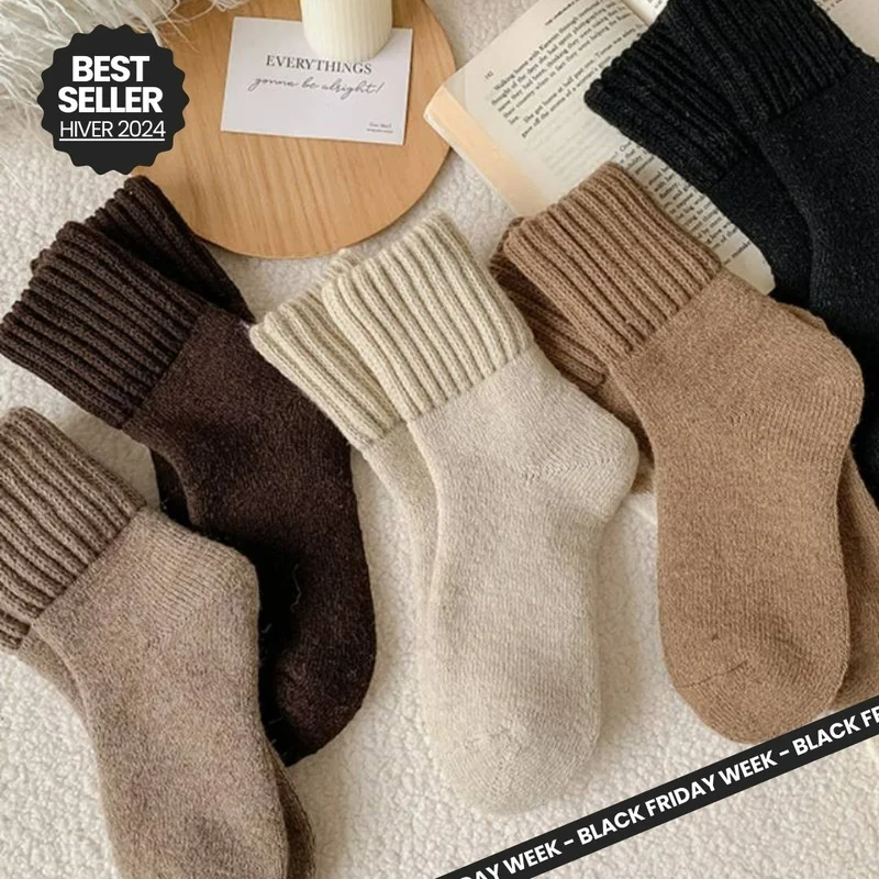 Chaussettes d’hiver épaisses et douces