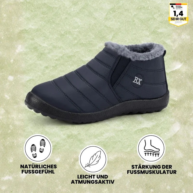 Bottines d’hiver ergonomiques antidérapantes