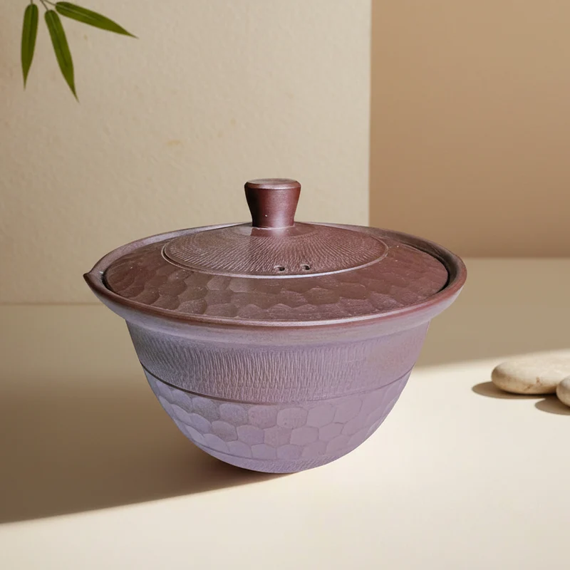 Mondschatten-Lavendel – Japanische Meisterhandarbeit Shiboridashi Hohin