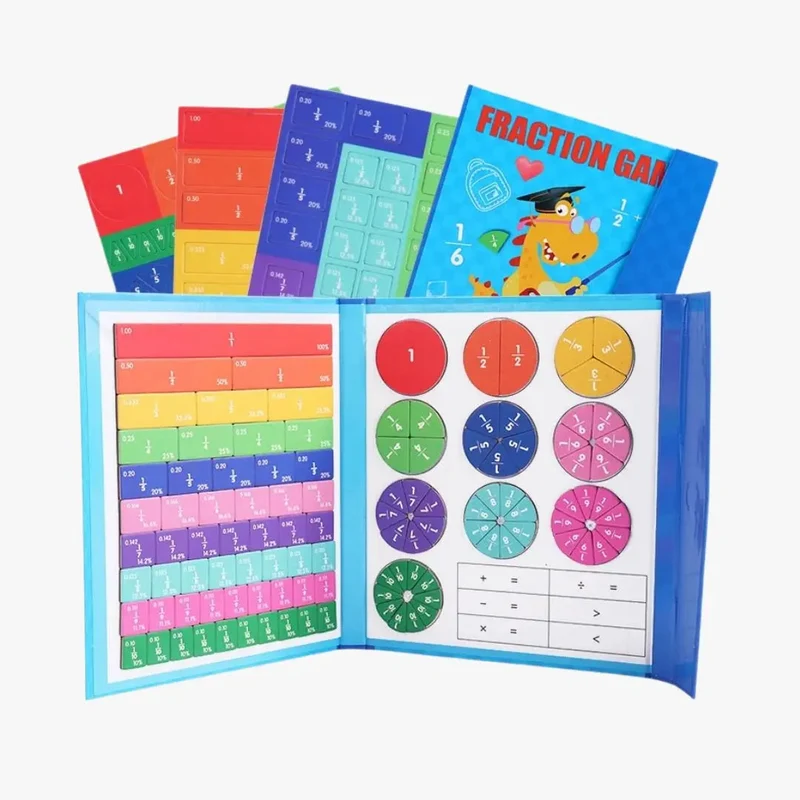 Livre de Fractions Magnétique Montessori - FractionGame