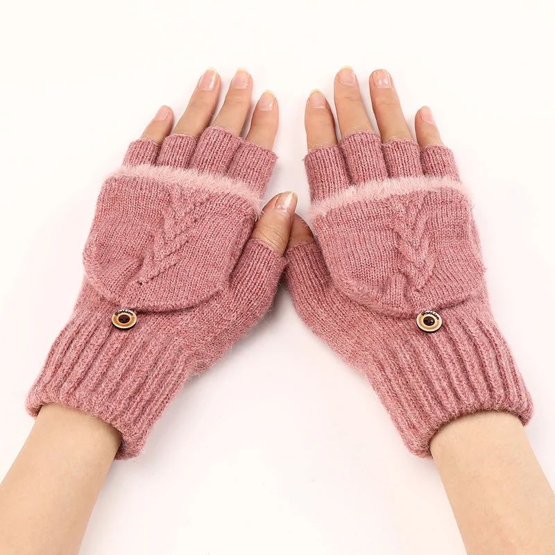 Gants Chauds Demi-Doigts