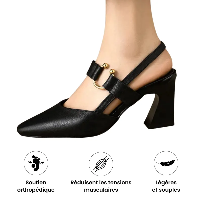 Divina - Chaussures à talons à confort ergonomique pour femme