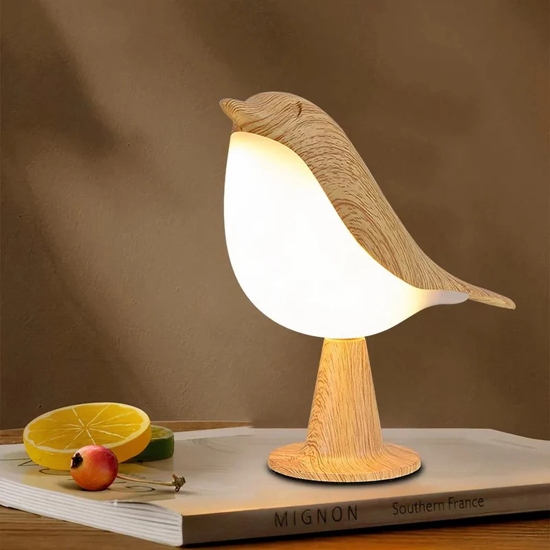 Lampe de nuit en forme d'oiseau