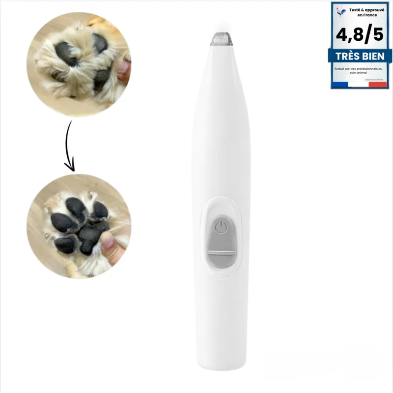 Outil électronique de soin pour pattes de chien