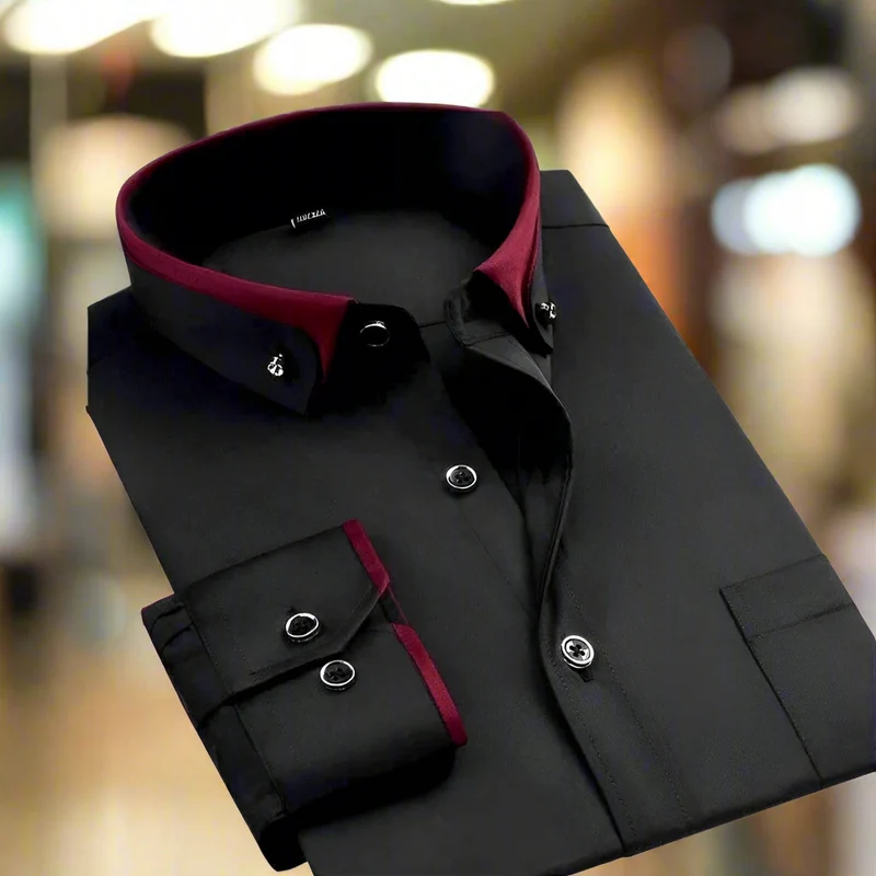 Chemise classique en coton homme