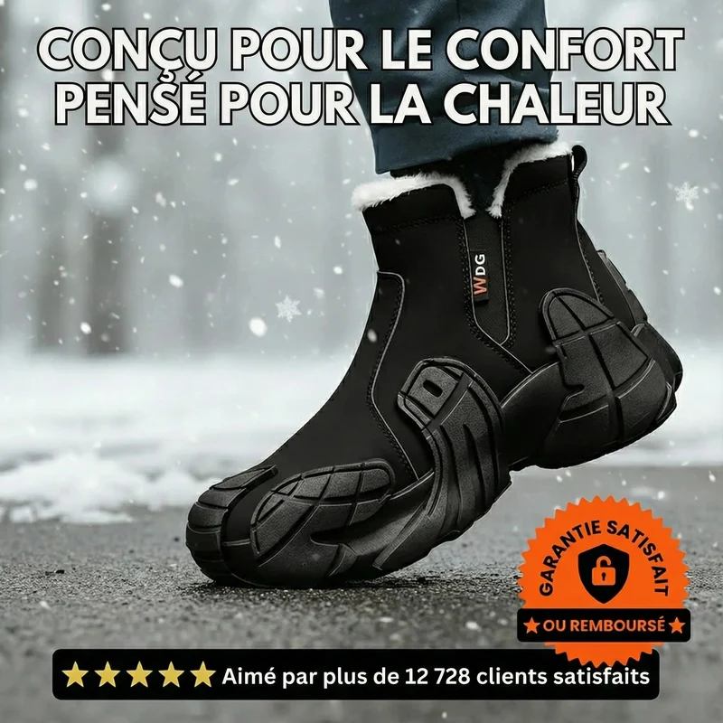 Bottes fourrées imperméables hiver