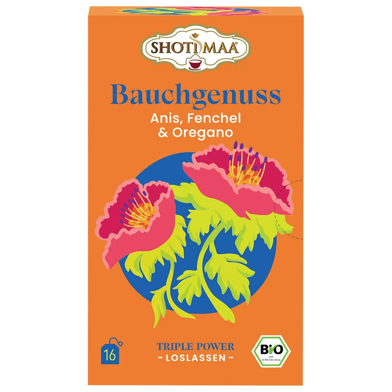 Bio Bauchgenuss Tee - Anis Fenchel & Oregano, 32 g