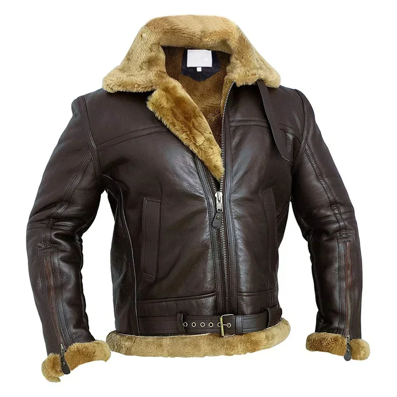 Léo - Blouson aviateur en cuir vegan vintage confortable