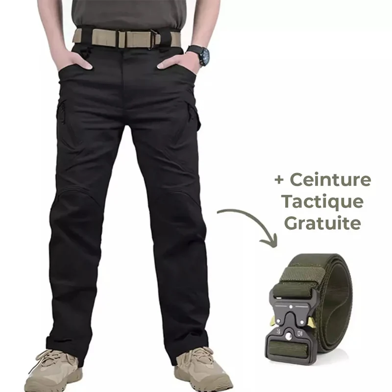 WarriorWear Pantalon tactique militaire (+ Ceinture tactique)