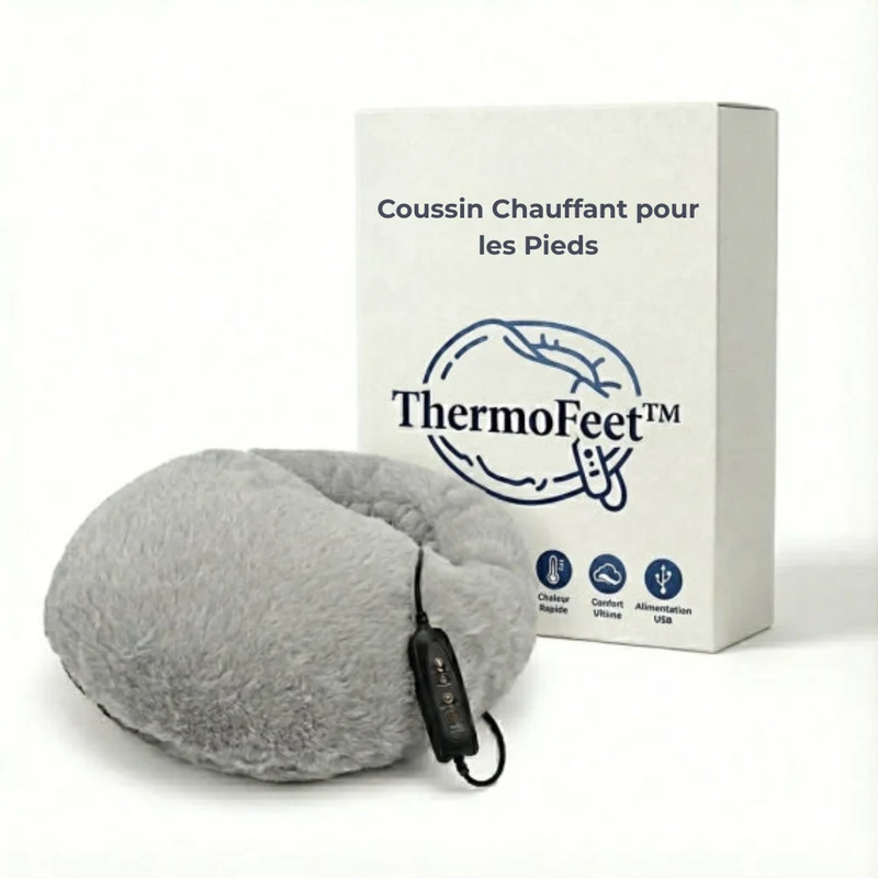 Coussin chauffant pour les pieds