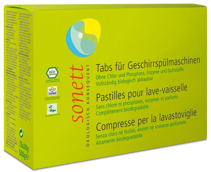 Tabs für die Geschirrspülmaschine