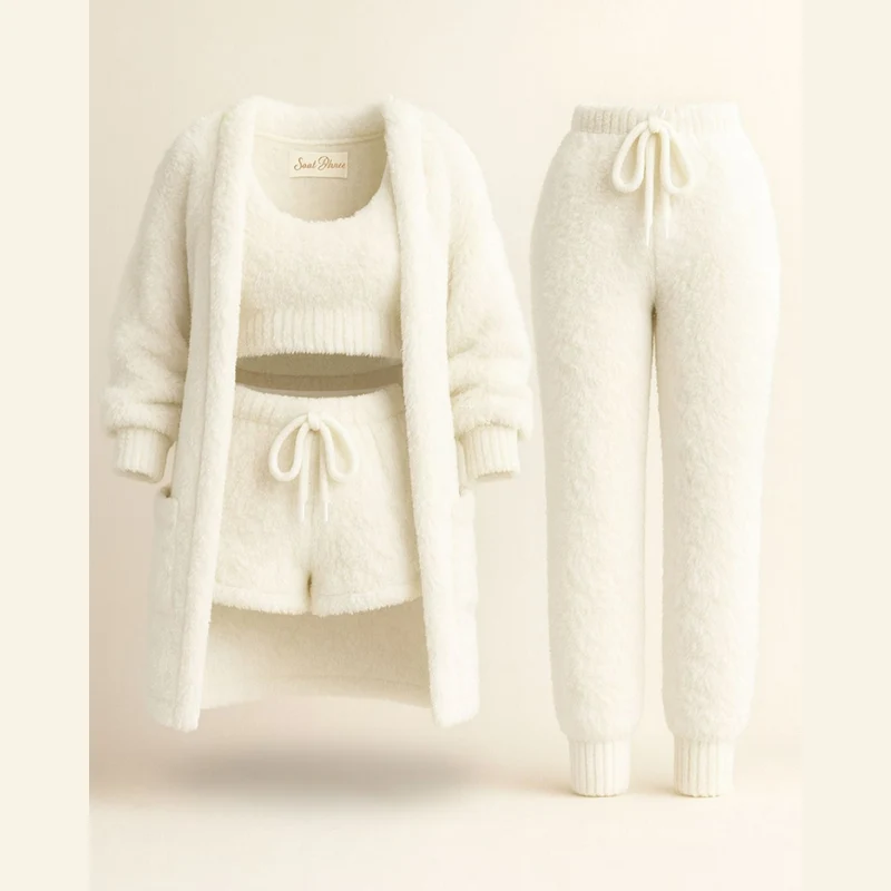 Ensemble Pyjama Douillet en Tricot