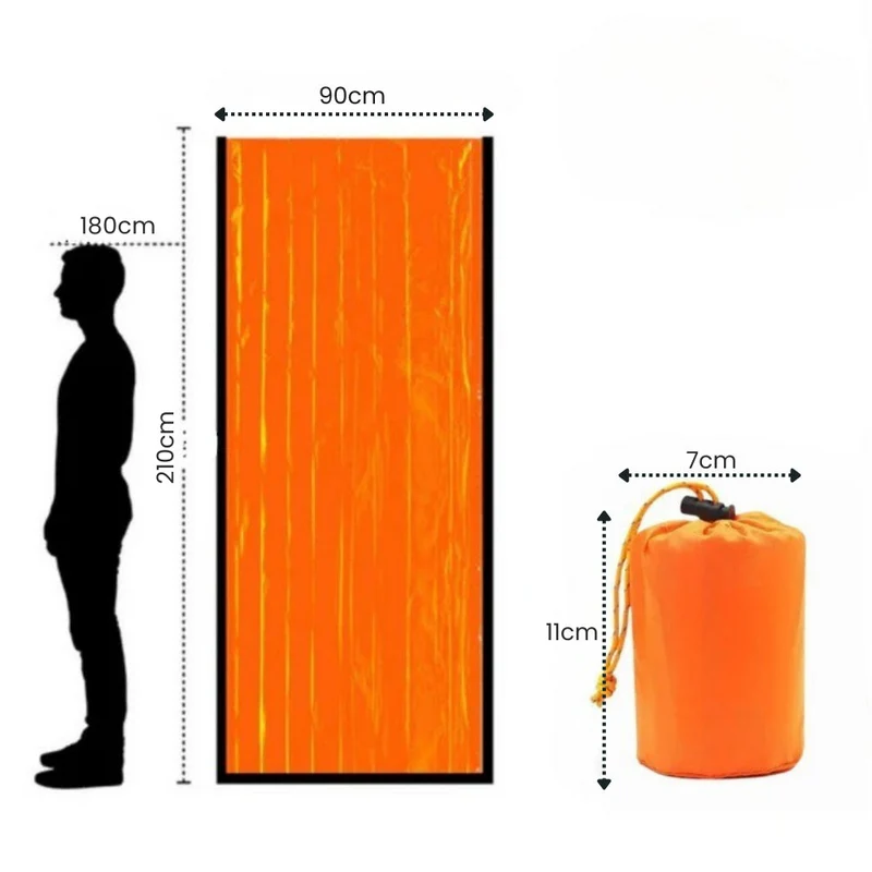 Sac de survie compact imperméable