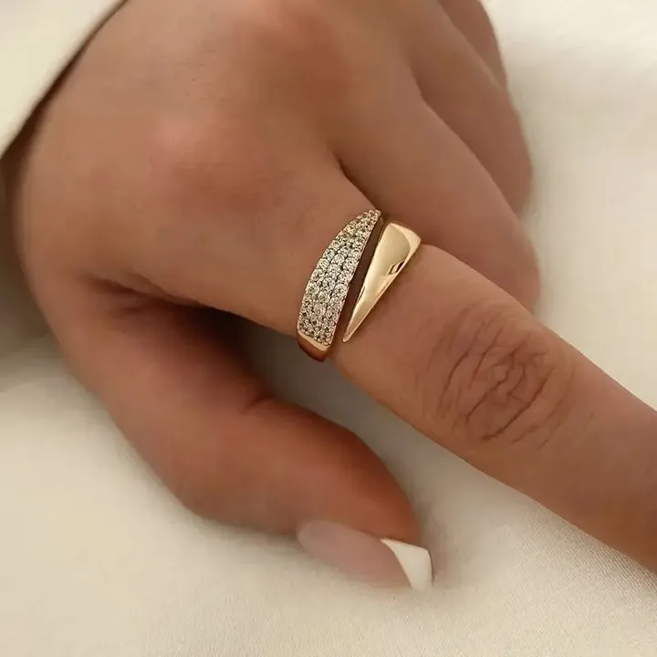 Bague Élégante Soutien Cancer du Sein