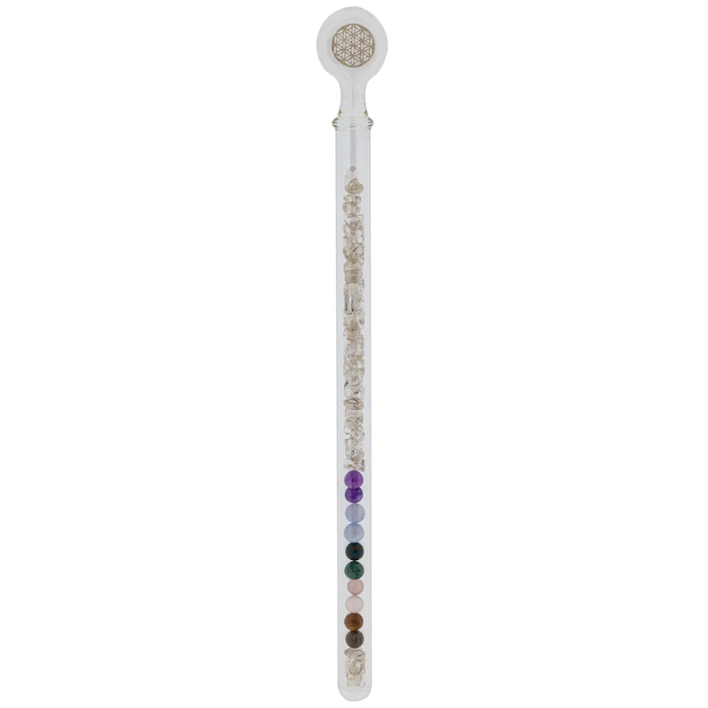 Kristall-Vitalstab - 5 Elemente Mischung
