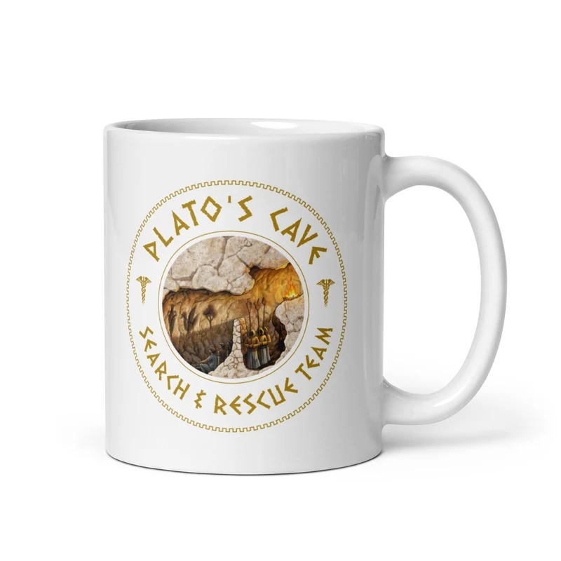 Plato's Cave: Search & Rescue Team - Meme Edition - Mug