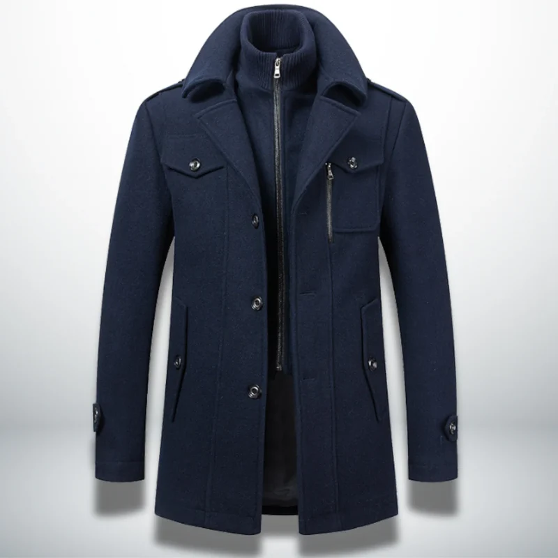 Manteau d'hiver élégant et chaud pour homme