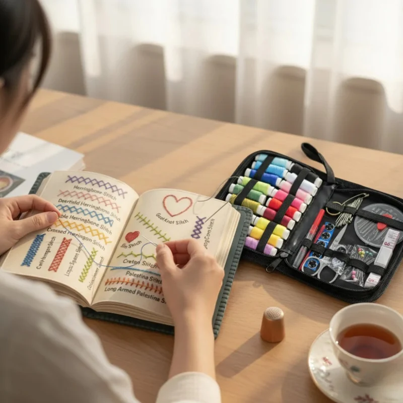 Livre de points de broderie