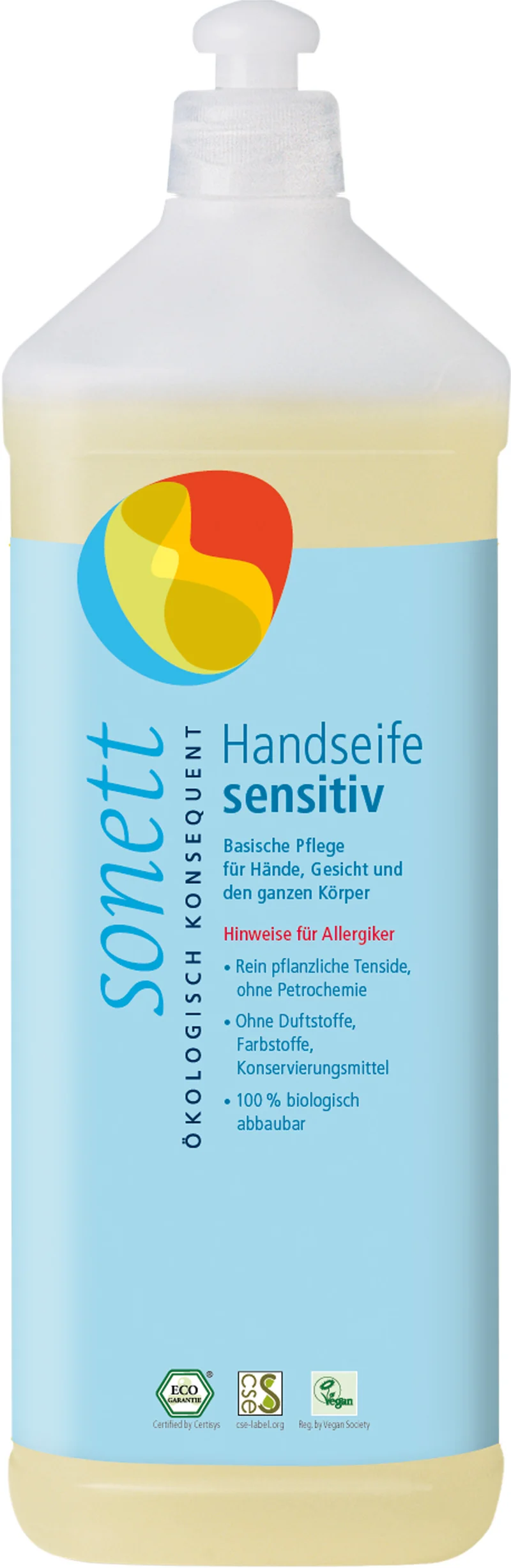 Handseife sensitiv, Nachfüllflasche, 1 l