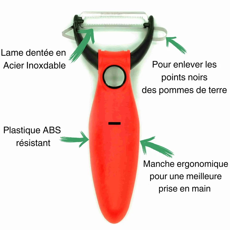 Éplucheur Rapide Multi-Lames