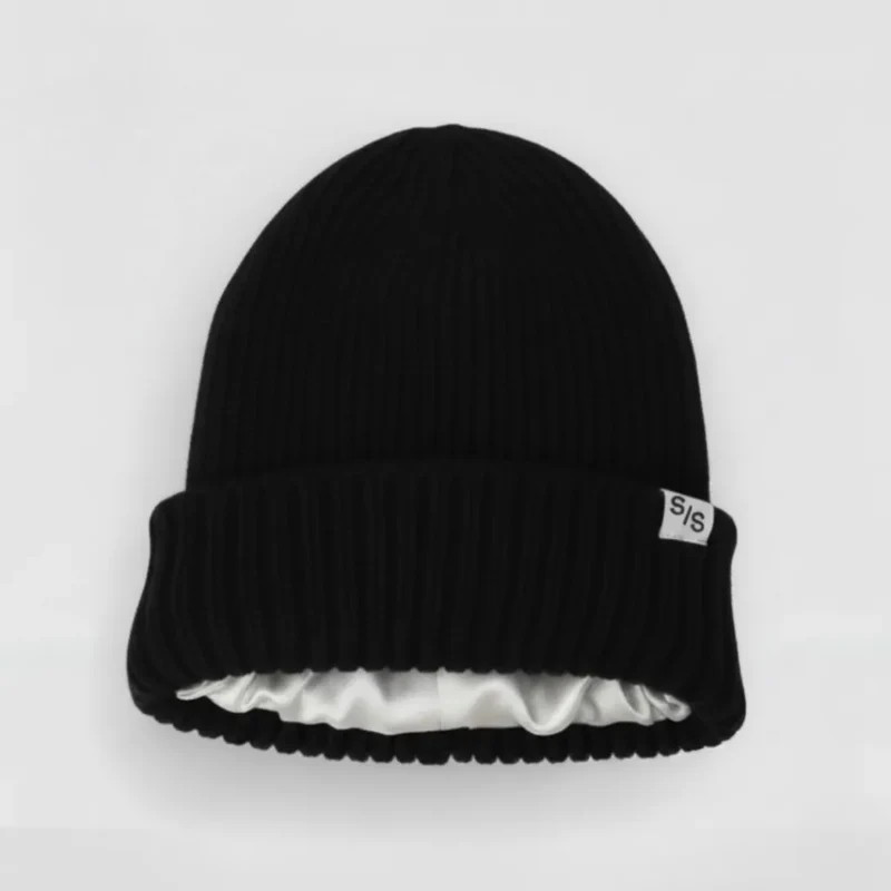 Bonnet thermique en soie hiver