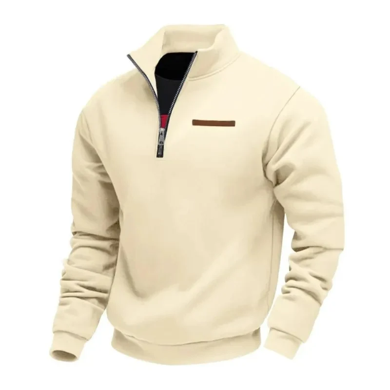 Pull polaire zippé pour homme
