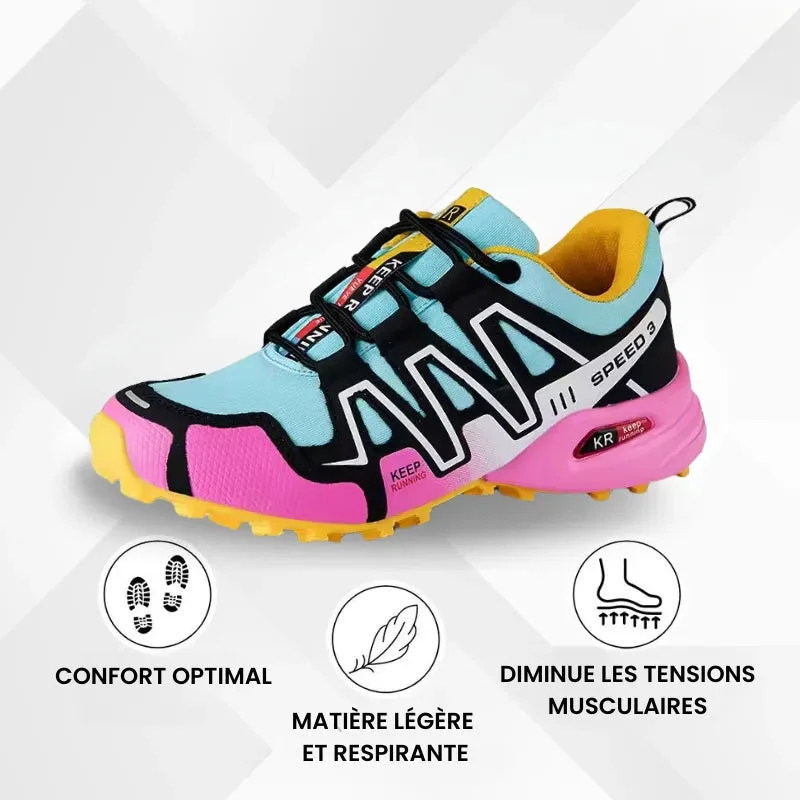 Chaussures de marche à confort ergonomique pour femme