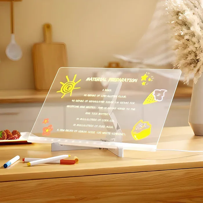 Tablette à dessin LED avec couleurs