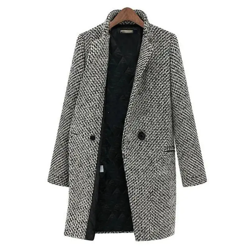 Cheska | Long manteau en laine