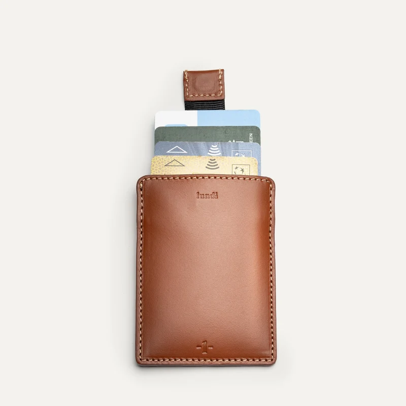Porte-cartes LOUIS | cuir Cognac
