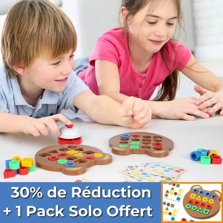 Jeu d'association formes et couleurs | PUZZPLAY (Pack Duo)