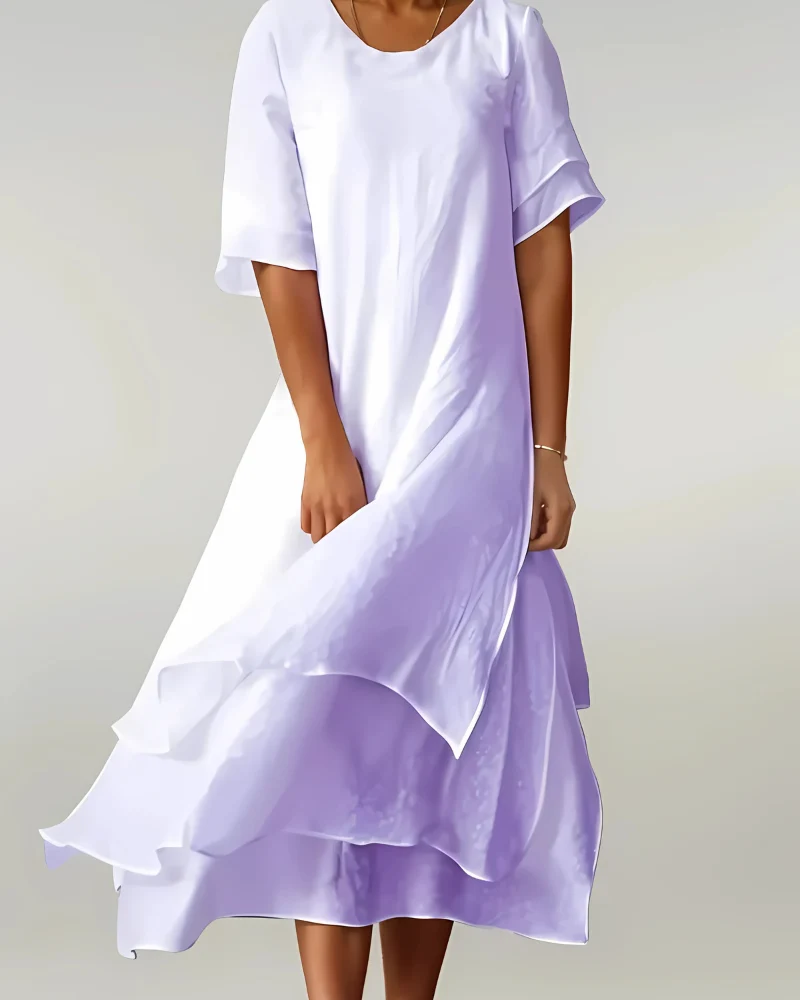 Isilde – Robe longue élégante en coton
