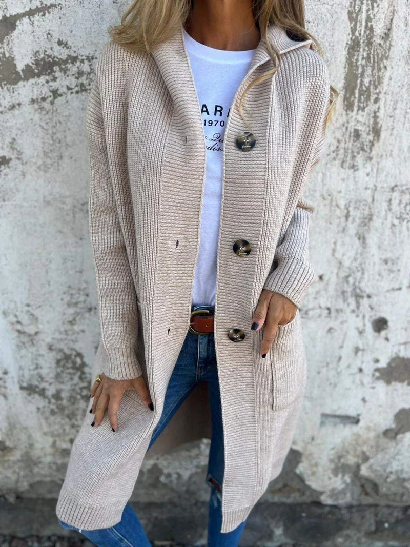 Frieda – Cardigan en maille élégant