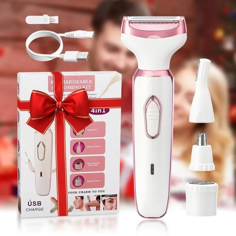 Rasoir Tondeuse 4-en-1 pour Femme