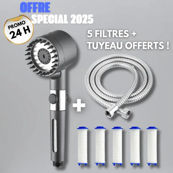 Pommeau de Douche Filtrant Haute Pression
