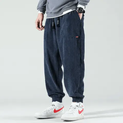 MIRAVO | Pantalon de jogging en velours côtelé