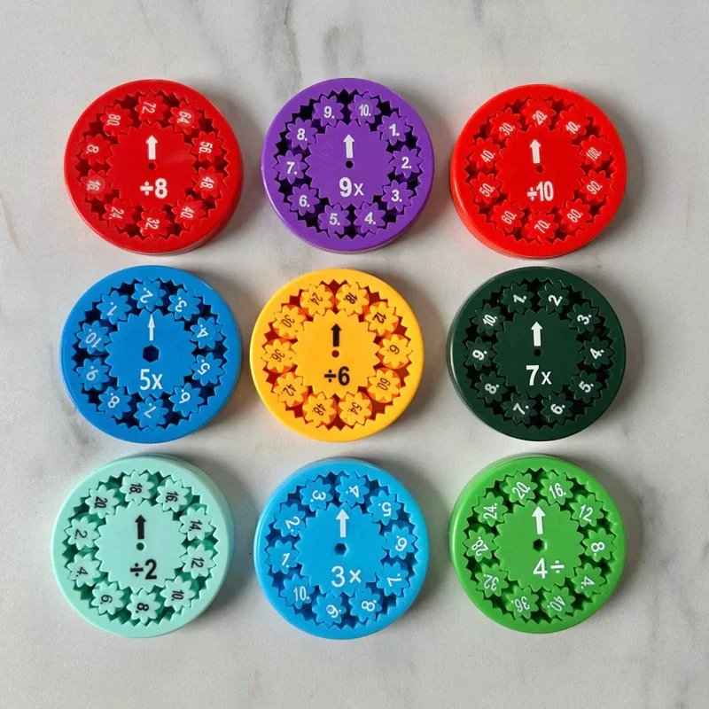 Rechenwirbel - Fidget Spinner Montessori pour un apprentissage interactif