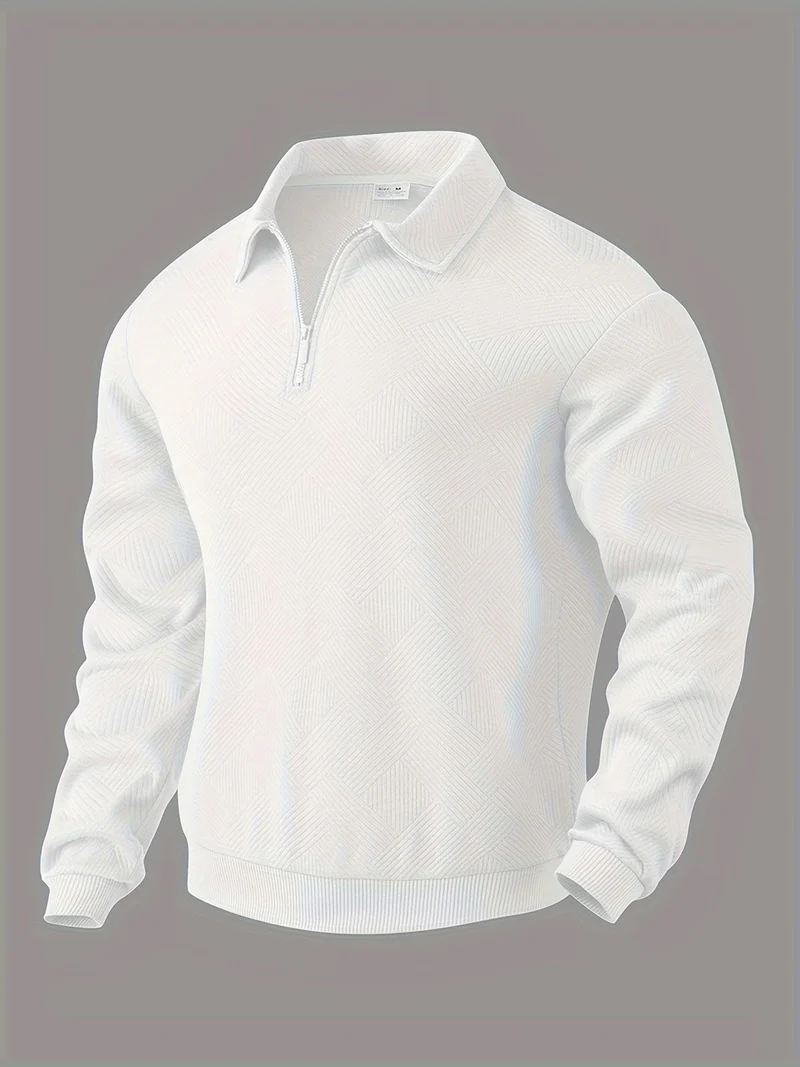 Rafael – Pull vintage pour homme avec fermeture éclair
